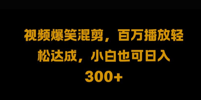 视频号零门槛，爆火视频搬运后二次剪辑，轻松达成日入1k【项目拆解】-第1张图片-技术网导航