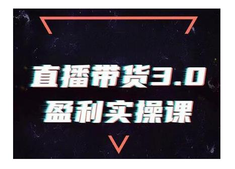 锡恩直播带货3.0盈利实操课:助你做好直播带货,让你真正实现躺赚【视频课程】